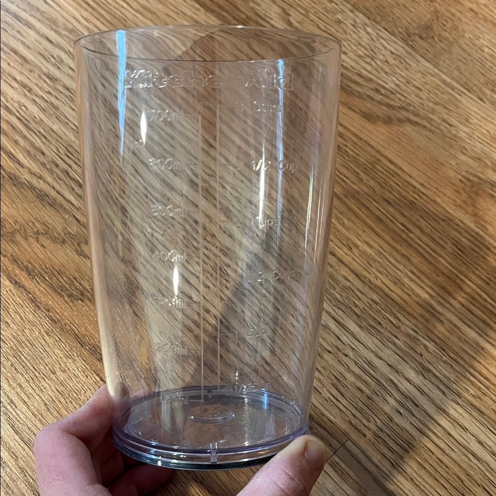 Clear Plastic Measuring Cup with Graduations